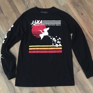 Black JAXA long sleeve shirt